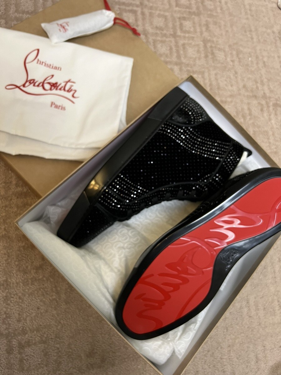 2018年 ほぼ新品 Christian Louboutin pracrou Christian Louboutin New $1,045 Hi-top Sneakers Shoes