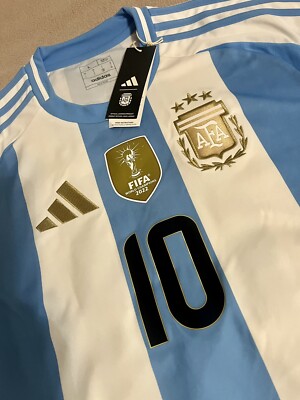 NWT Adidas Argentina 2024/25 Messi 10 Jersey AFA Copa America Men