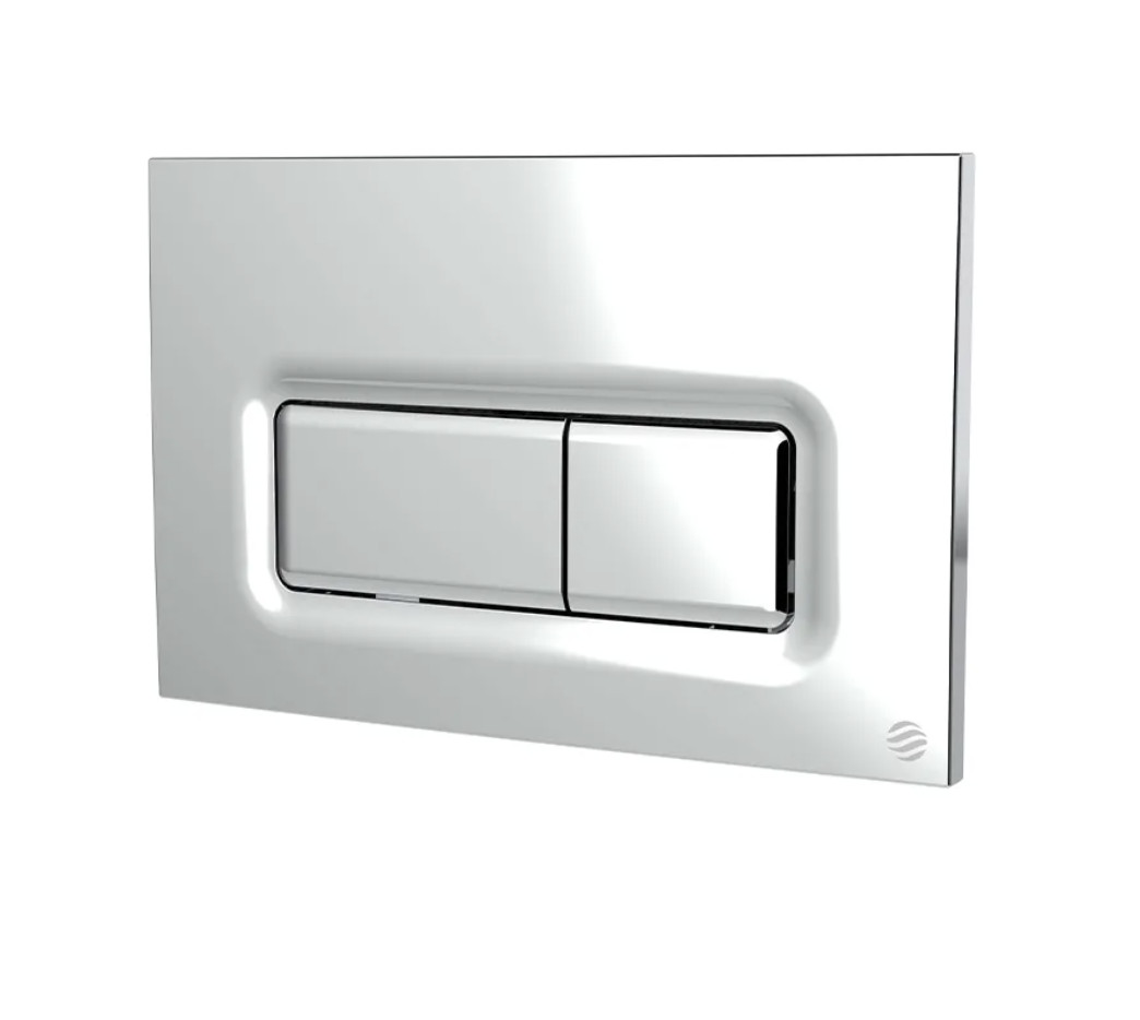 (326393) Dudley Reef Dual flush Push Plate in Chrome