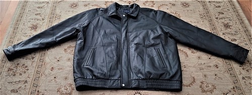 HARBOR BAY MEN'S REAL LEATHER JACKET 