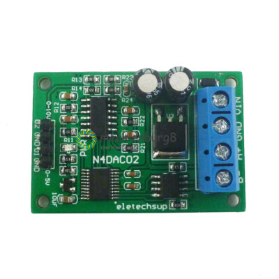 0-5V 0-10V DC12V Voltage Signal Generator DAC Converter RS485 Modbus RTU PLC