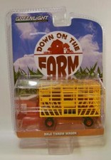 BALE THROW WAGON TRAILER DOWN ON THE FARM TRACTOR R7 GREENLIGHT 2022