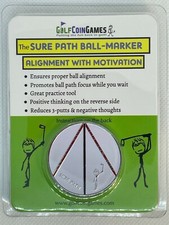 Putting Aid - The Sure Path Ball-Marker Alignment with Motivation