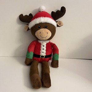 Spark Create Imagine Holiday Christmas Baby Toy Reindeer Rattle Plush Crinkle