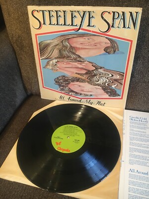 STEELEYE SPAN All Around My Hat 1975 Chrysalis LP CHR 1091 EXC- w/lyric insert