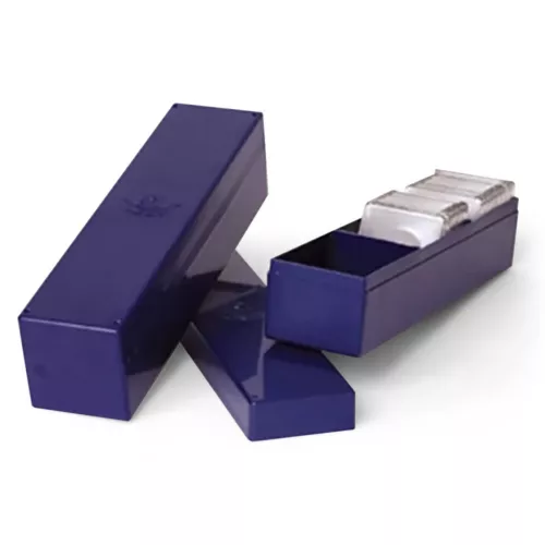 2x2 Plastic Holder Coin Storage Box - holds coins in cardboard and PVC flips