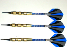 Soft Tip Darts, New 16 Gram Brass with Aluminum Spinning Shafts 3548