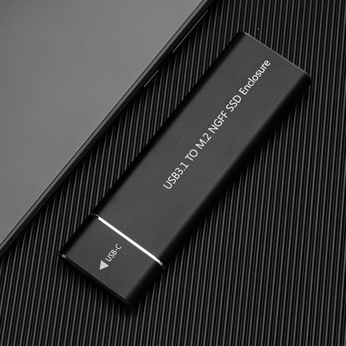 Aluminum USB 3.1 Gen 1 Type C to B Key M.2 SSD Case External SSD Enclosure - Photo 6/15