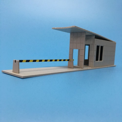 HO Scale Outland Model Railway Train Layout City Security Room Building Model - Picture 3 of 6