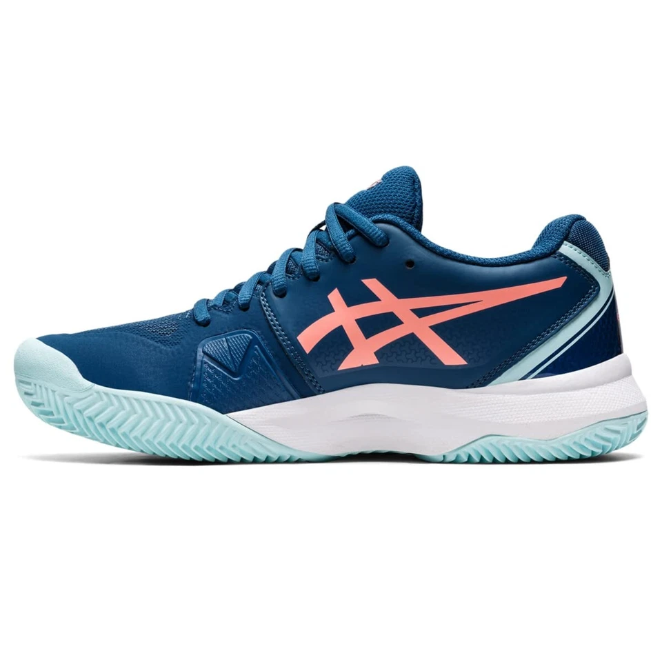 Zapatillas Tenis Mujer Asics GEL-CHALLENGER 13 Arcilla CLARO ÍNDIGO/GUAVA Talla EE. UU. 9.5 B Foto 3 de 4