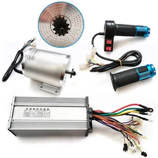2000W 60V BLDC Motor Kit with Brushless Controller for Electric Scooter E Bike