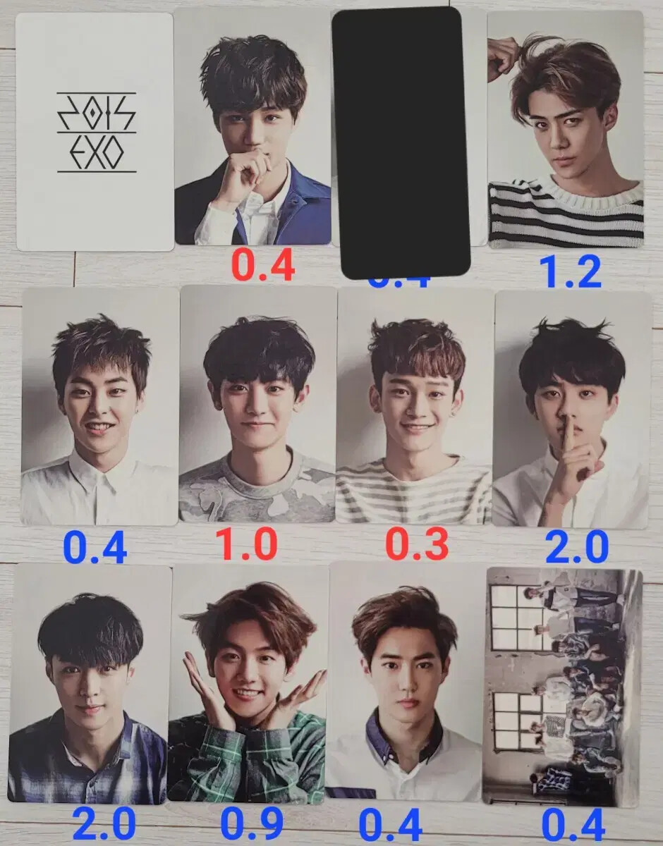 タレントカード EXO / 2018 SEASON'S GREETINGS EXO 2018 Season's Greetings Mini Calendar OFFICIAL PHOTOCARD