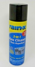 Rain-x 2 In 1 Glass Cleaner Rain Water Repellent Drip Streak Free 18oz Spray Can