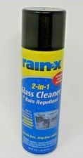 Rain-X 2 in 1 Glass Cleaner Rain Water Repellent Drip Streak Free 18oz Spray Can