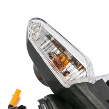 Kawasaki Versys 650 Luces Intermitentes Akozon Para Moto - Pack 2 Unidades ( Blanco/Negro) KLE 650 Versys 2007-2008 Intermitentes Moto Homologados