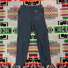 Vintage Champion Reverse Weave Sweatpants Medium Blue USA Warm Up B2
