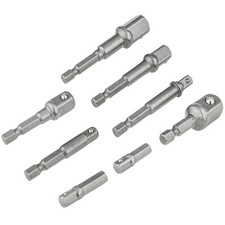 2x Universal Stecknuss-Adapter Für Handbohrmaschine & Akkuschrauber – 1/2 Zoll (1,27 Cm), Für Reifenwechsel, Robust Aus Stahl, Kompakt