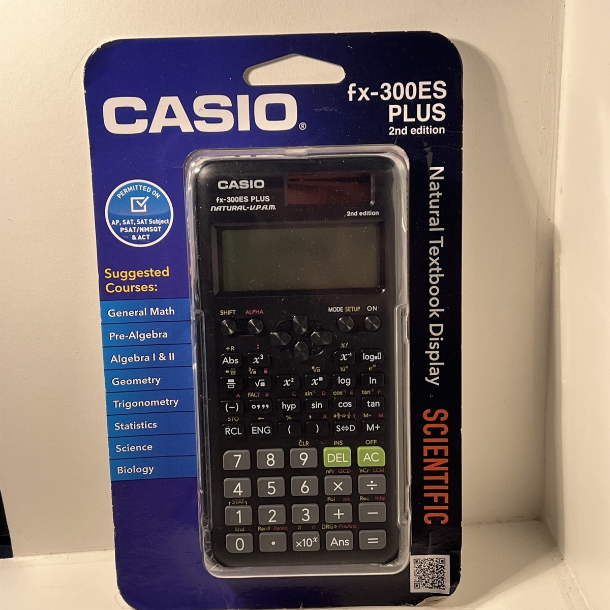 Casio fx-300ESPLUS2 2nd Edition, Standard Scientific Calculator