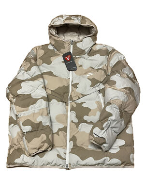 Nike Sportswear Thermal Hooded Windrunner Puffer Coat Camo