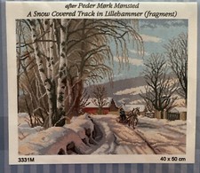 Printed needlepoint tapestry Canvas Only Orchidea 40x50 Cm Slay Ride