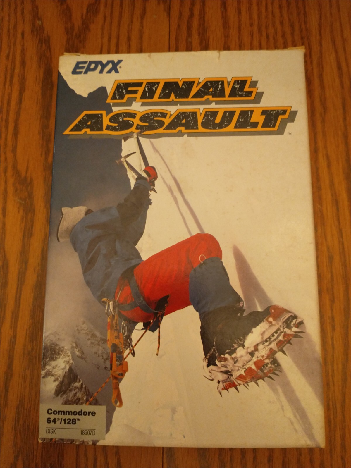 1988 Final Assault Commodore 64-128 Original box- Disk - Manual - Epyx