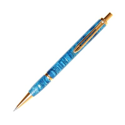 Longwood Pencil - Turquoise Box Elder