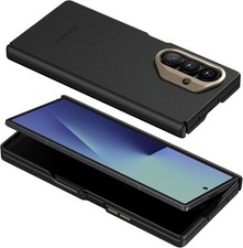 Samsung Galaxy Z Fold 7 Case Slim Fit Rugged Hard 360 Full Body Cover Black
