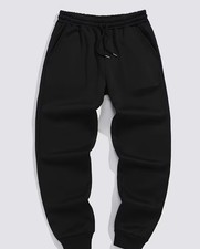 Mens Jogging Fleece Joggers Tracksuit Bottoms Trousers Gym Workout Sweat Pants