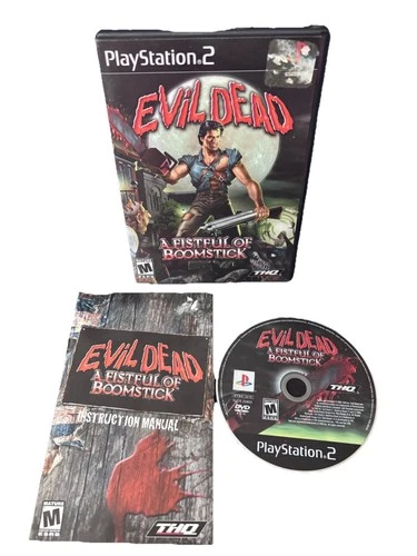 PS2 EVIL DEAD A Fistful of Boomstick Playstation 2 COMPLETE GAME + INSTRUCTIONS