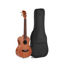 26in Ukulele Case, Waterproof Durable Ukulele Padded Bag with Adjustable Stra...