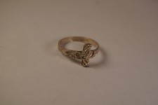 Vintage Crucifix 925 Sterling Silver Cross Ring Size 6.5 1.9 Grams