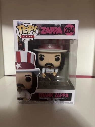 Funko Pop ROCKS #264 Frank Zappa Uncle Sam Vinyl Figure New In Box