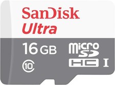 SanDisk 16GB Class 10 - MicroSDHC Card - SDSQUNB-016G-GN3MA