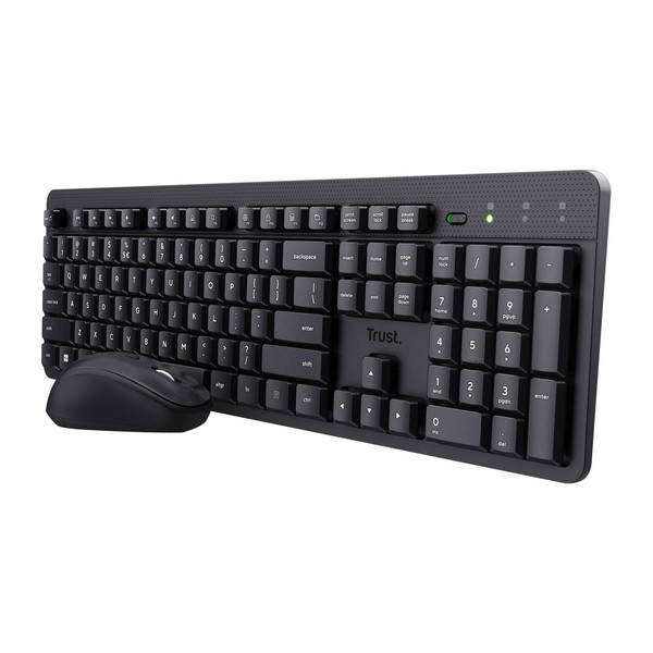Trust Ody II Stilles Kabelloses Maus-Tastatur-Set Schwarz-image
