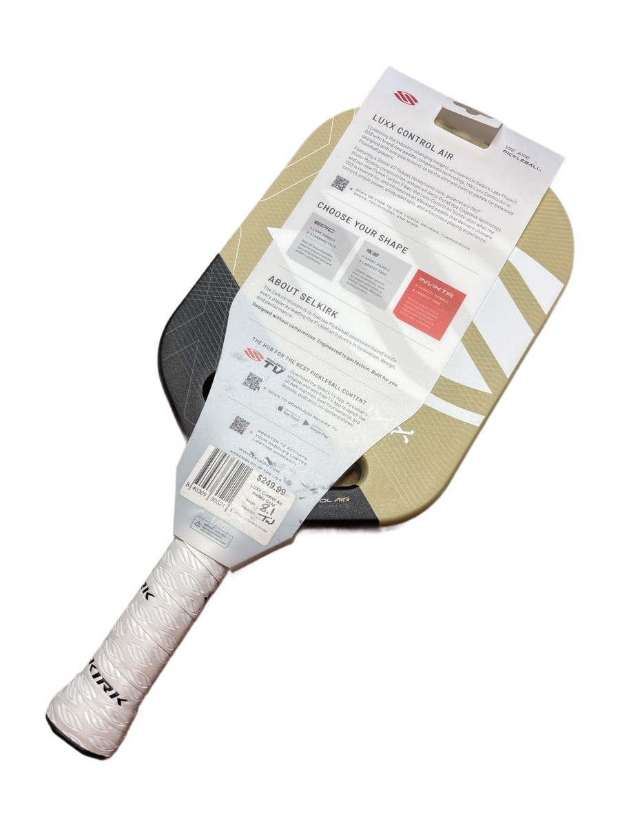 Selkirk Luxx Control Air Inviktaピックルボール Selkirk LUXX Control Air Invikta - Gold – elitepickleballclub