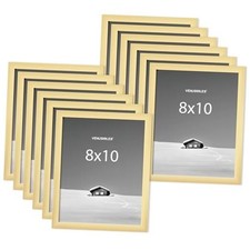 8x10 Picture Frame, Display 8x10 Photo Frames - High Definition 8x10, 12P Gold