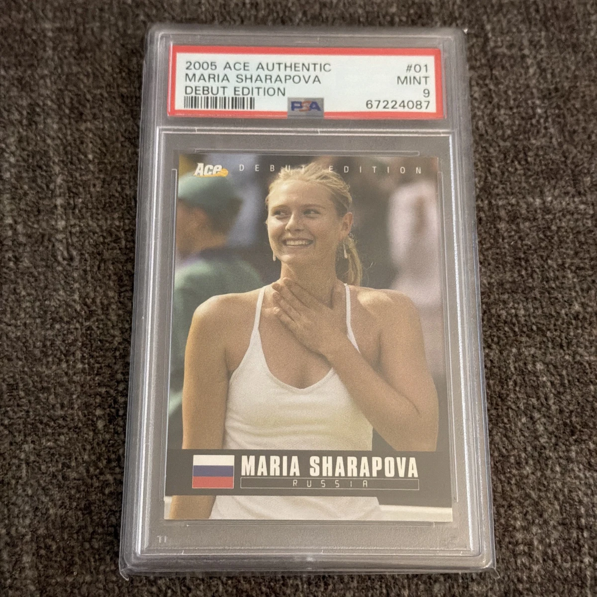 Tennis Ace Authentic Original Rookie Sports Trading Cards