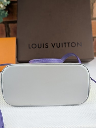 Louis Vuitton Epi Alma Nano in Neon Yellow And Purple - Picture 12 of 13