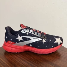 Brooks Launch 8 Stars Run USA Stars And Stripes Men’s Size 9 Running Shoes