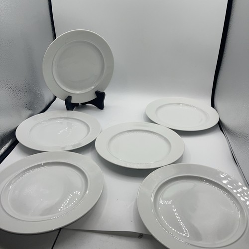 Dansk International Designs Salad/LuncheonPlates 9” White Set Of 6