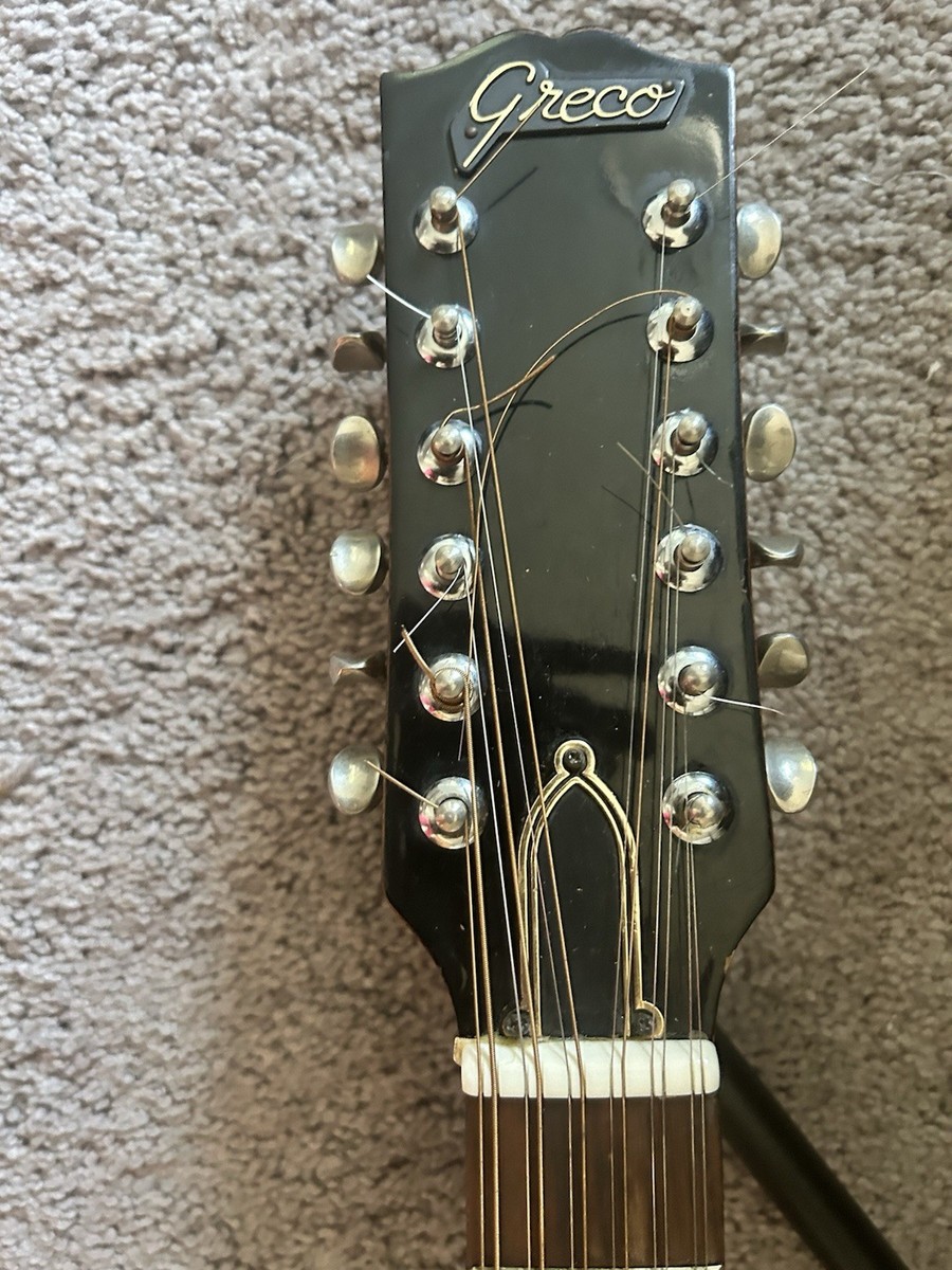 Greco 12-String Acoustic Guitar original-style Hummingbird
