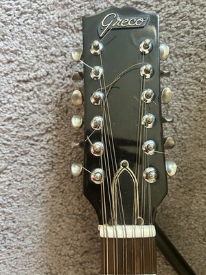 Greco 12-String Acoustic Guitar original-style Hummingbird
