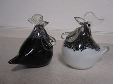 Glasfigur Hahn Vogel Skulptur Tierfigur aus Glas für Ostern?