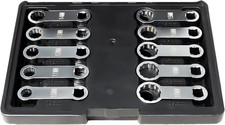 Dptool 10 Piece Torque Adapter Set Metric 12 Point Box End Torque Adapter Extens
