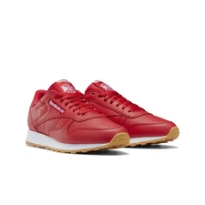 Reebok Classic Leather Shoes Red White Gum GY3601 Men's NEW