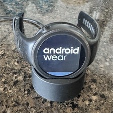 Motorola Moto 360 2nd Gen Android Wear 42mm Black Metal Case Silicone Band