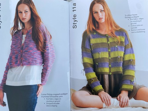 Patons Smoothie DK Pattern Book 01277 13 Styles Cape, Cardigans, Scarves Jumpers - Picture 6 of 10