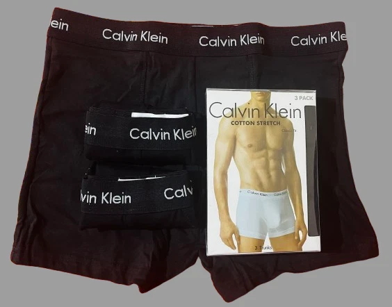 Men's CK Calvin Klein Boxer underwear 3 pack cotton stretch M,L @ SALE