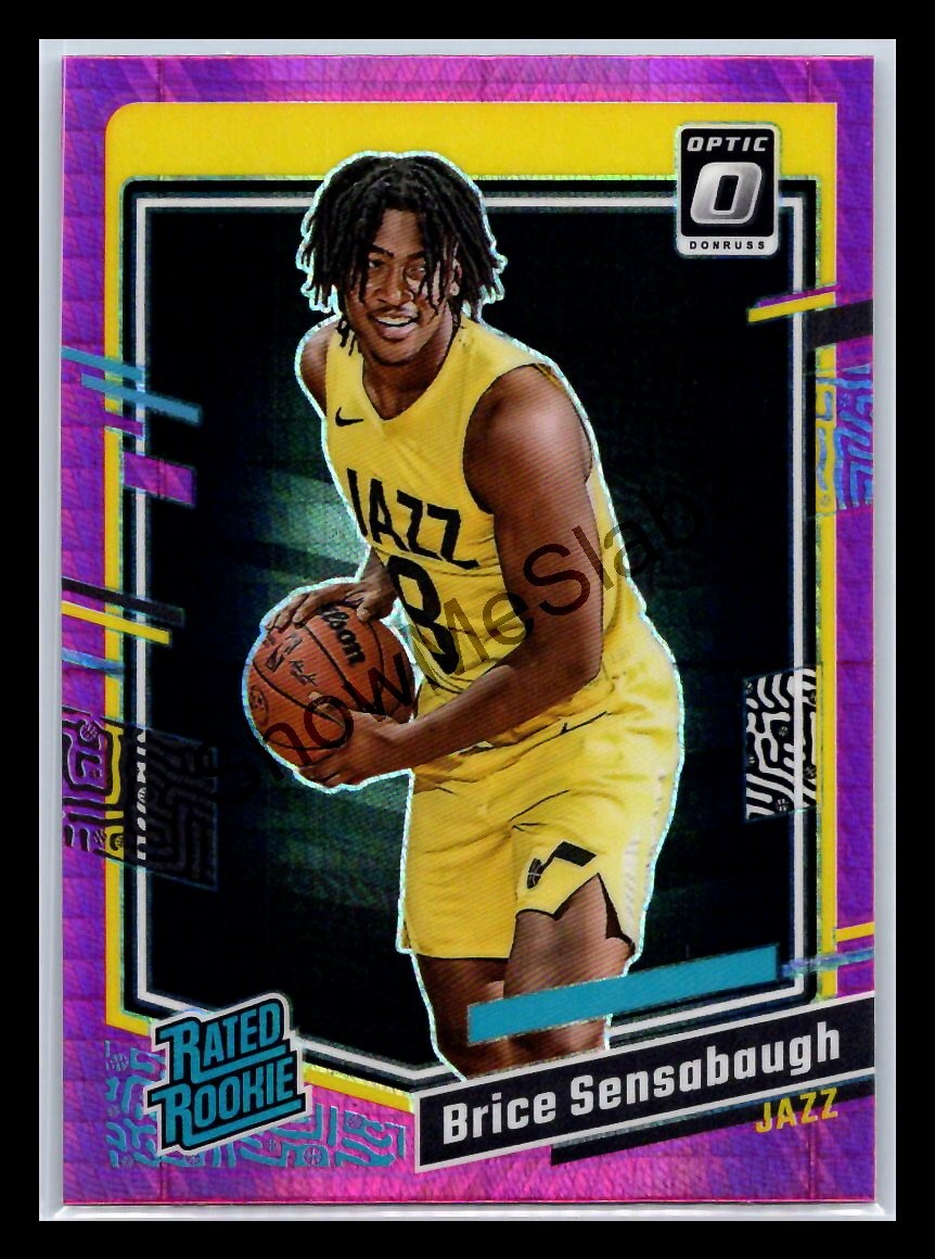 2023-24 Donruss Optic #209 Brice Sensabaugh Hyper Pink