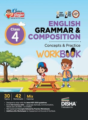 Perfect Genius Class 4 English Grammar & Composition Concepts & Practice...